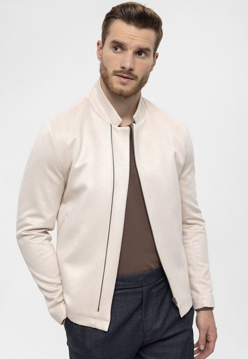 

Куртка из искусственной кожи Antioch, цвет beige