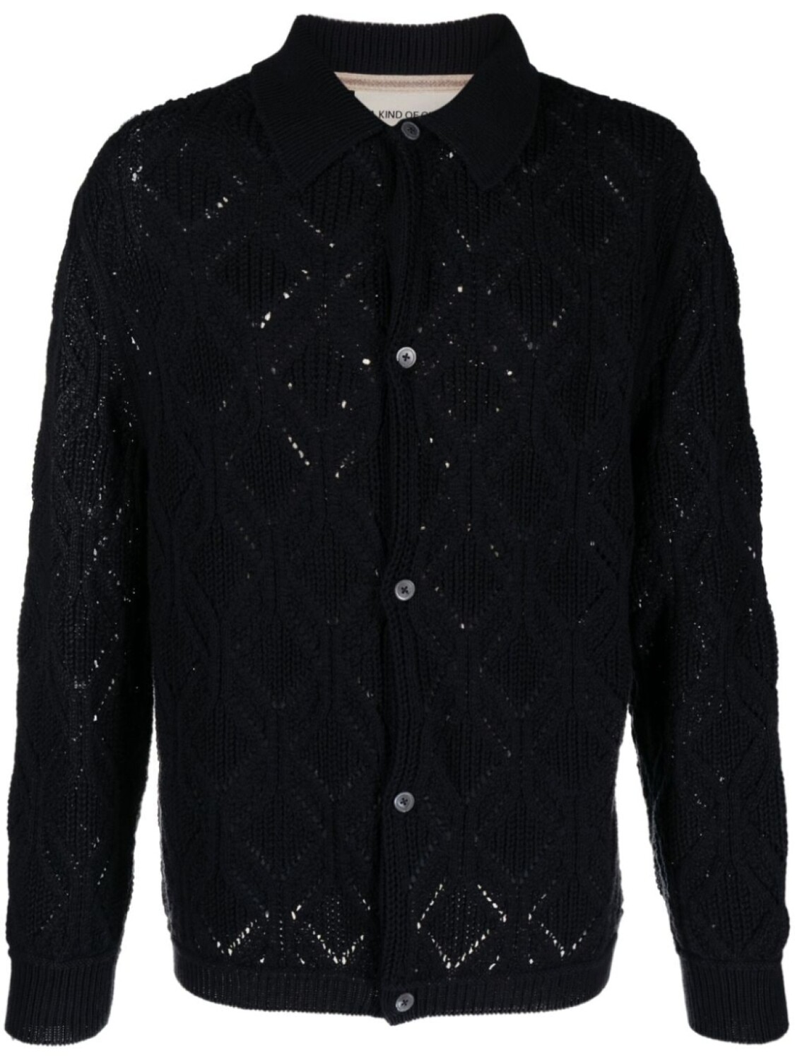 

Куртка поло Per Knit из смесовой шерсти A Kind of Guise, синий