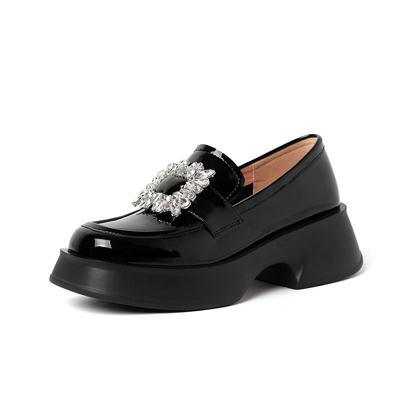 

Лоферы AIQINISHA Loafers Women's Low-Top, черный