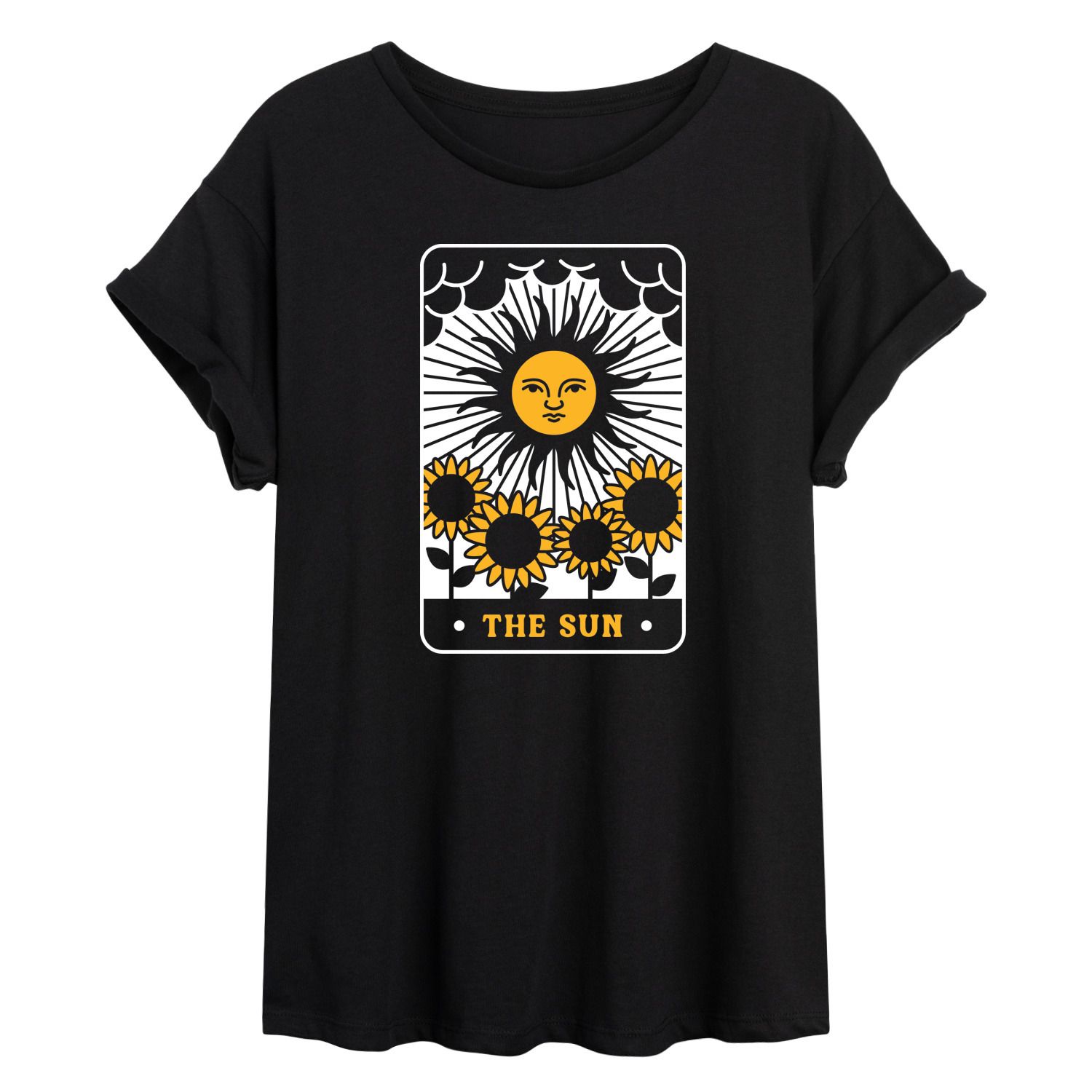 Детская струящаяся футболка The Sun Tarot Card Licensed Character