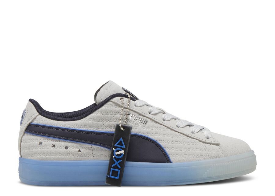 

Кроссовки Puma Playstation X Suede 'Glacial Grey', серый