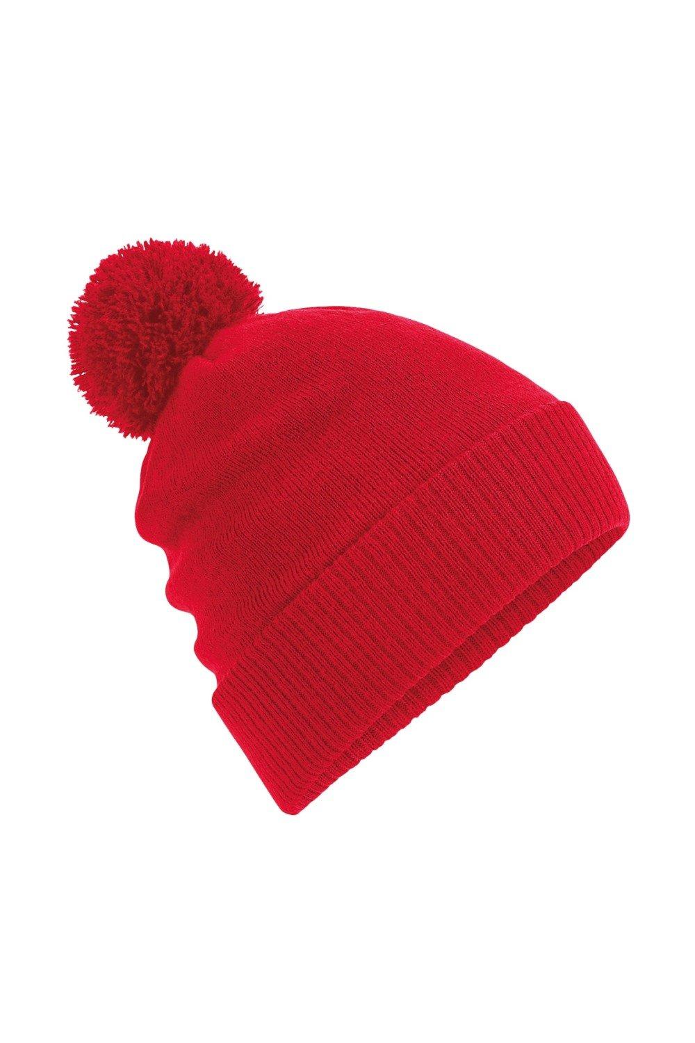 Шапка «Снежная звезда» Beechfield, красный траулерная шапка beechfield красный