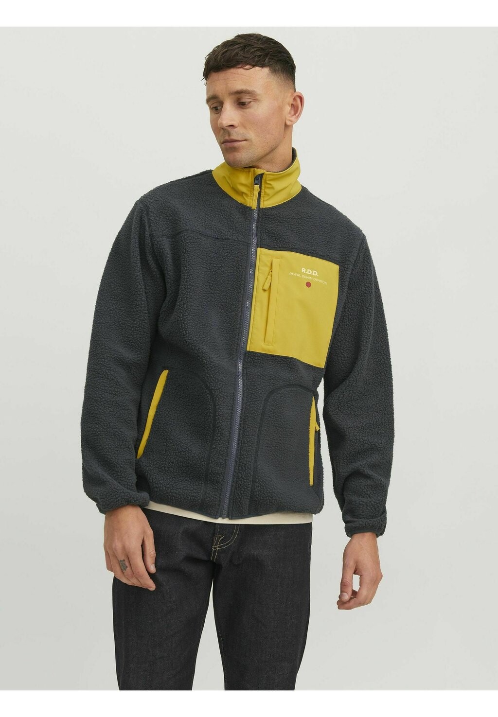 

Флисовая куртка R.D.D. ROYAL DENIM DIVISION, цвет ombre blue