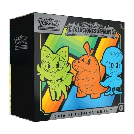 

Estuche Carta Juego Cartas Coleccionables Caja Elite Pokemon español BANDAI