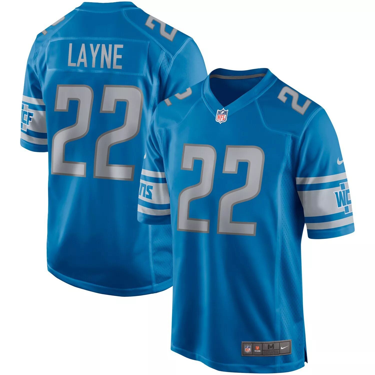 

Мужская футболка для пенсионера Bobby Layne Blue Detroit Lions Game Nike