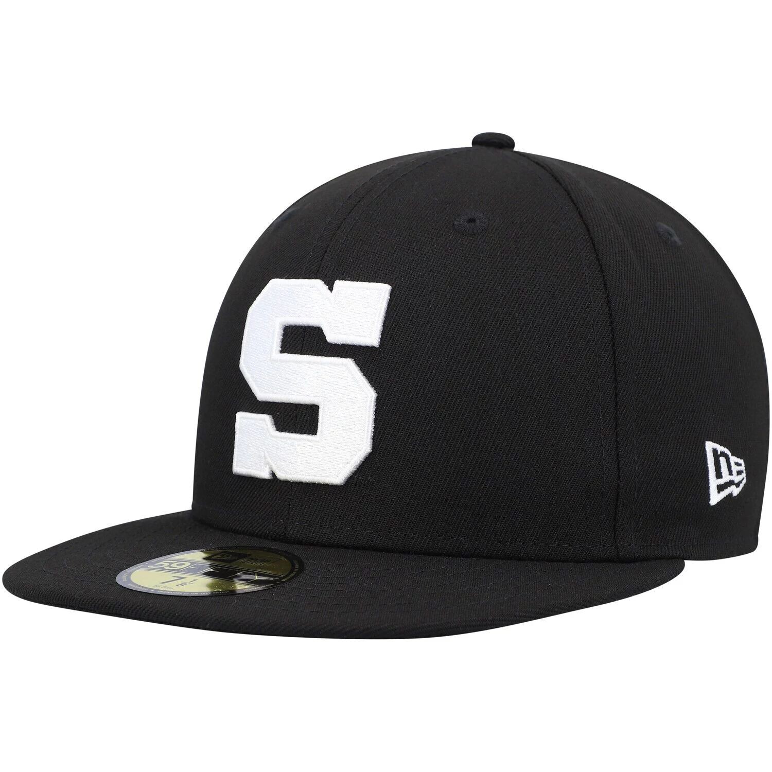 

Мужская приталенная шляпа New Era Penn State Nittany Lions Black & White 59FIFTY