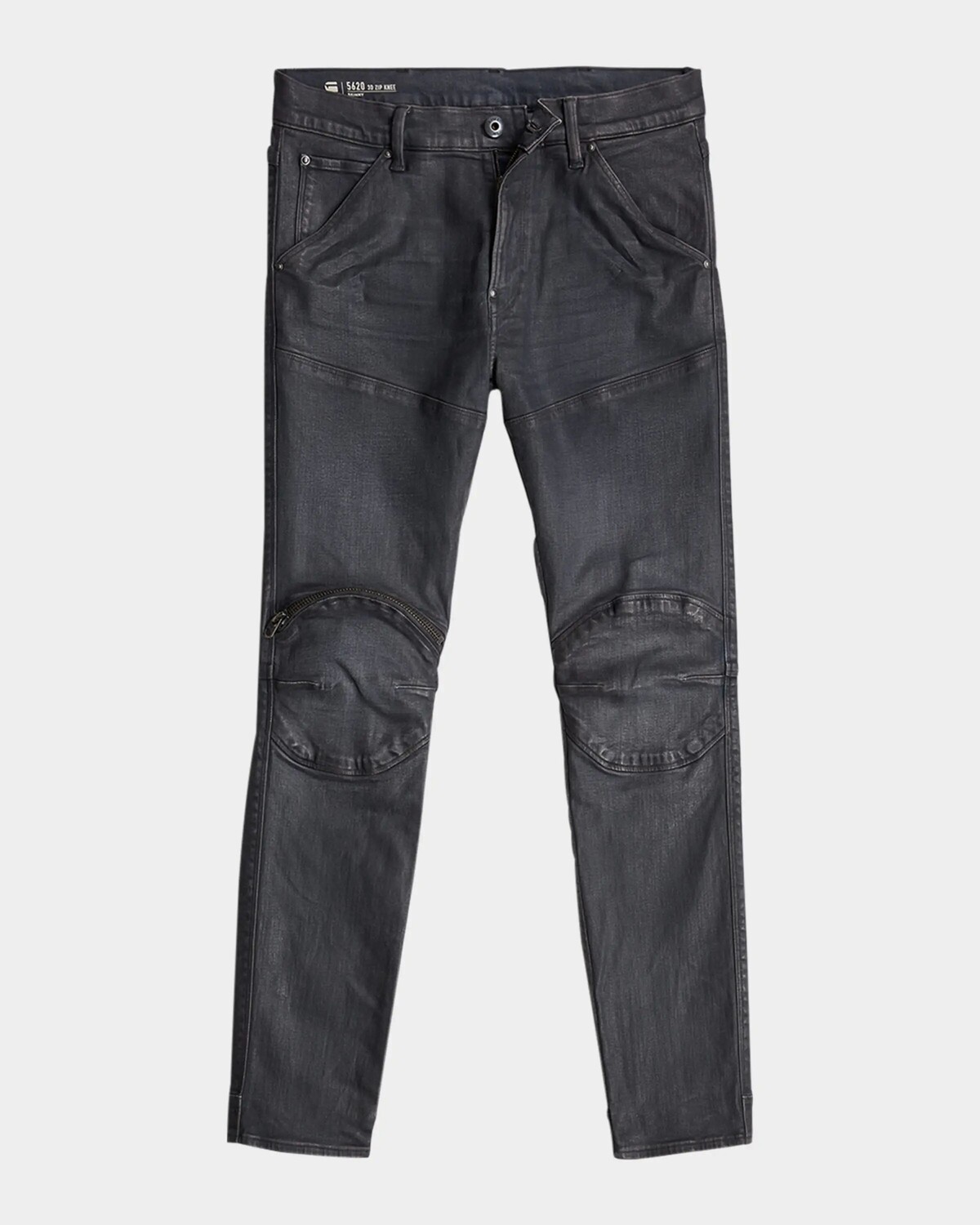 

Мужские джинсы скинни 5620 с 3D-молнией до колена G-Star Raw, цвет Worn In Grey Clay