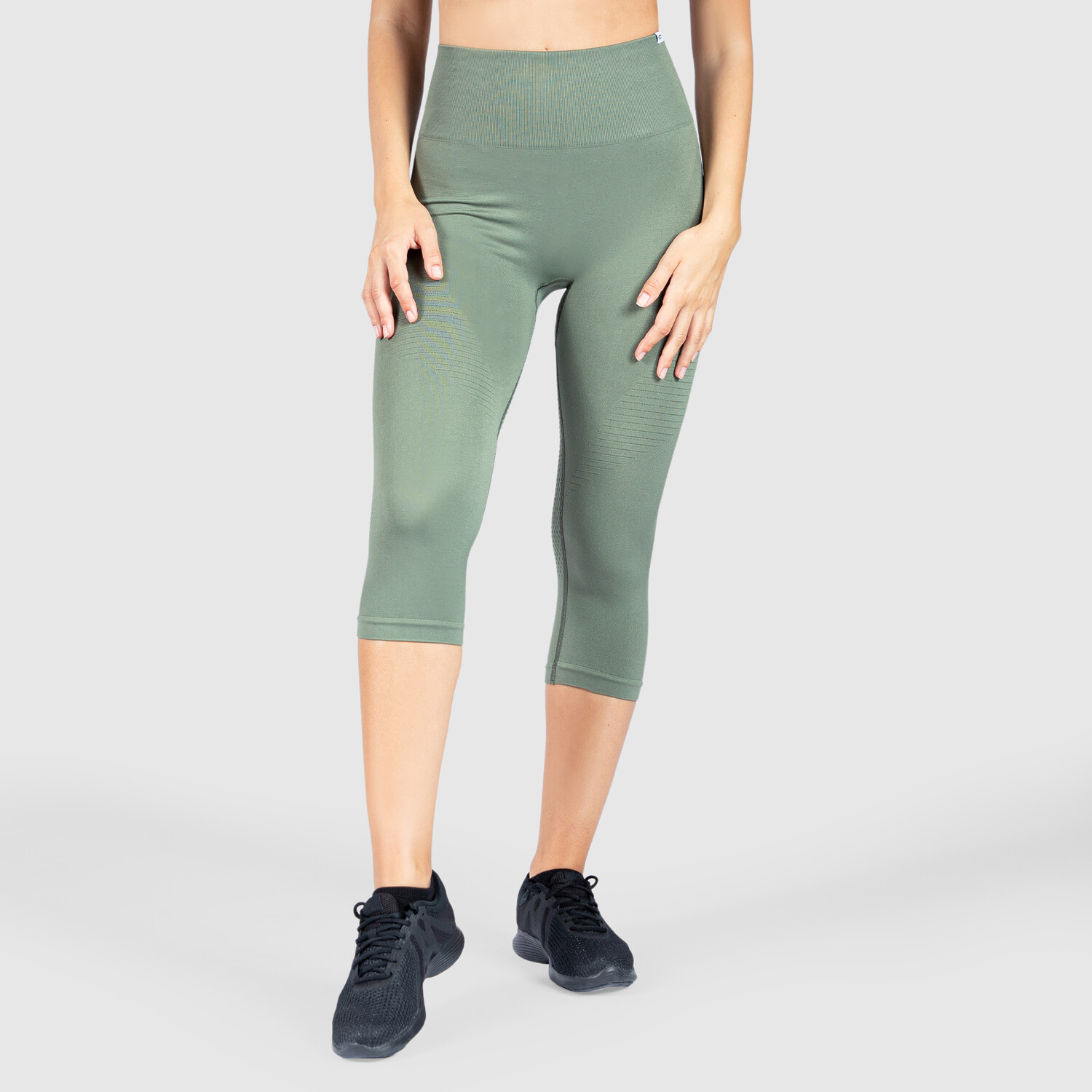 

Спортивные леггинсы SMILODOX Capri Bloom, оливковый