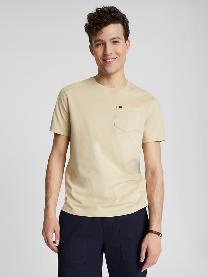

Однотонная футболка с карманами Tommy Hilfiger