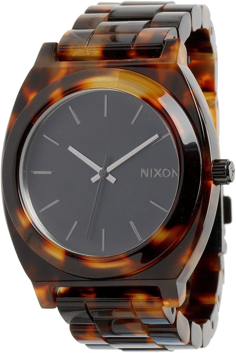 Часы Time Teller Acetate Nixon, цвет Tortoise цена и фото