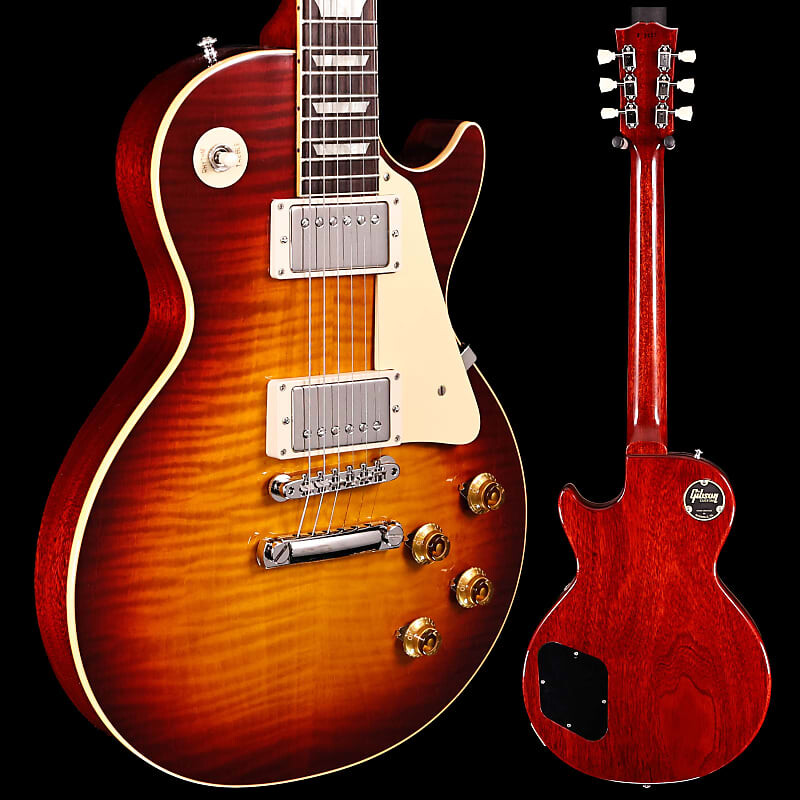 

Электрогитара Gibson 59' Les Paul Standard, HAND SELECTED TOP Factory Burst Gloss 8lbs 11.5oz