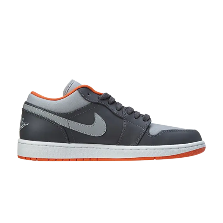 

Кроссовки Air Jordan 1 Retro Low 'Electric Orange', серый