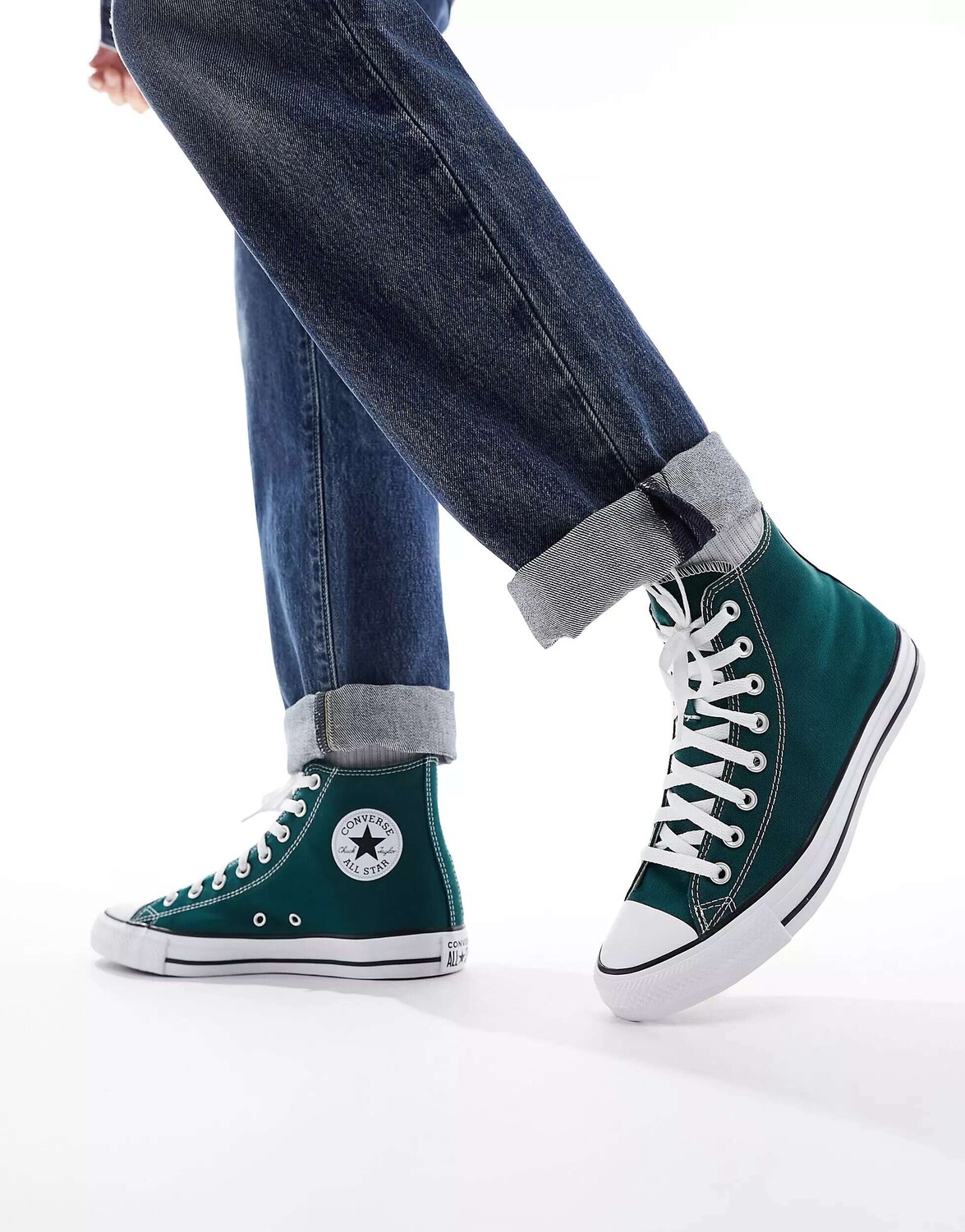 

Зеленые кроссовки Converse Chuck Taylor All Star Hi, Зеленый