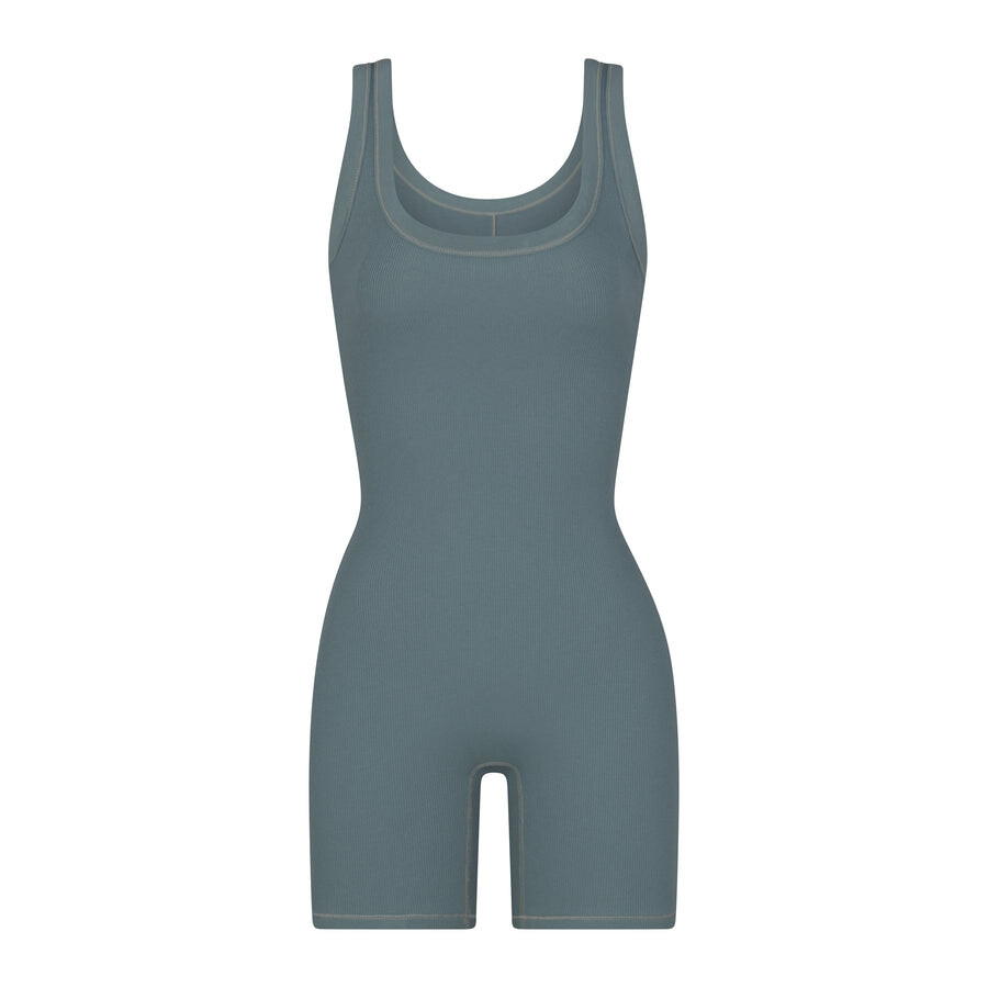 

Комбинезон SKIMS Cotton Rib, цвет Kyanite