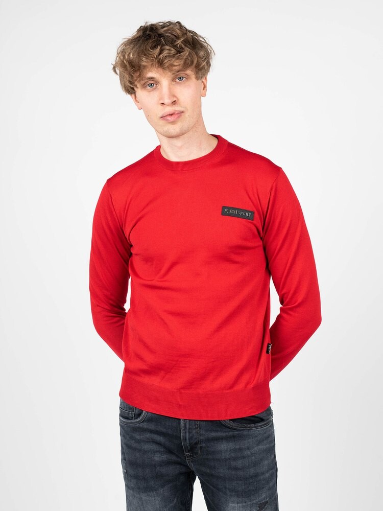 

Свитер Plein Sport Merino Round Neck, красный