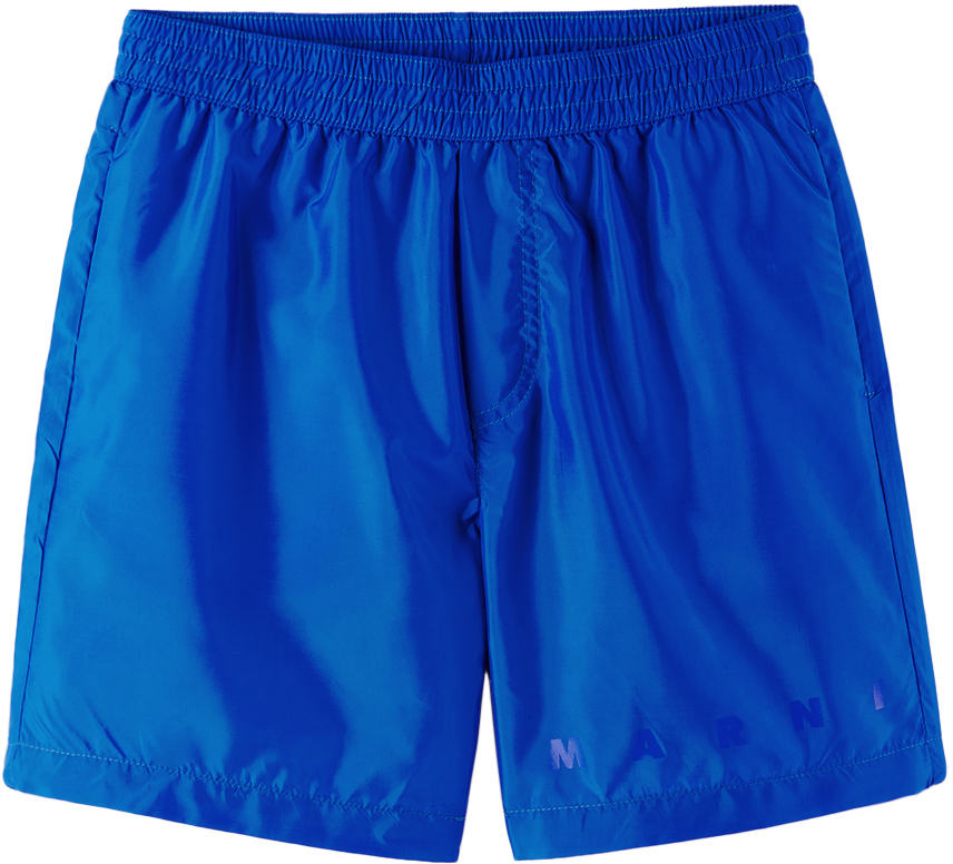 Дети Шорты для плавания с принтом Синие Marni шорты для плавания размер 54 синий