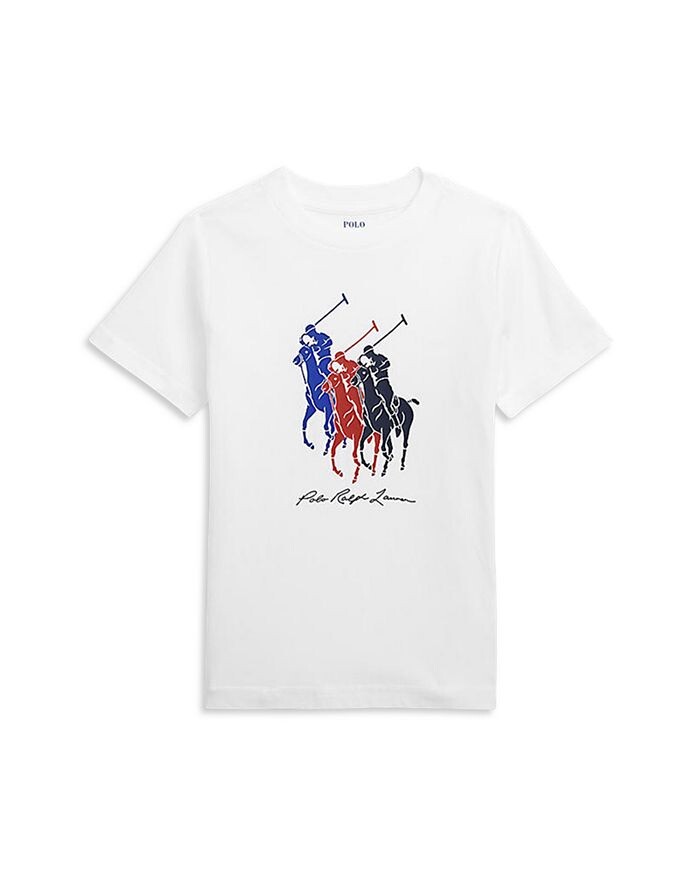 

Футболка из хлопкового джерси Big Pony для мальчиков - Little Kid Ralph Lauren