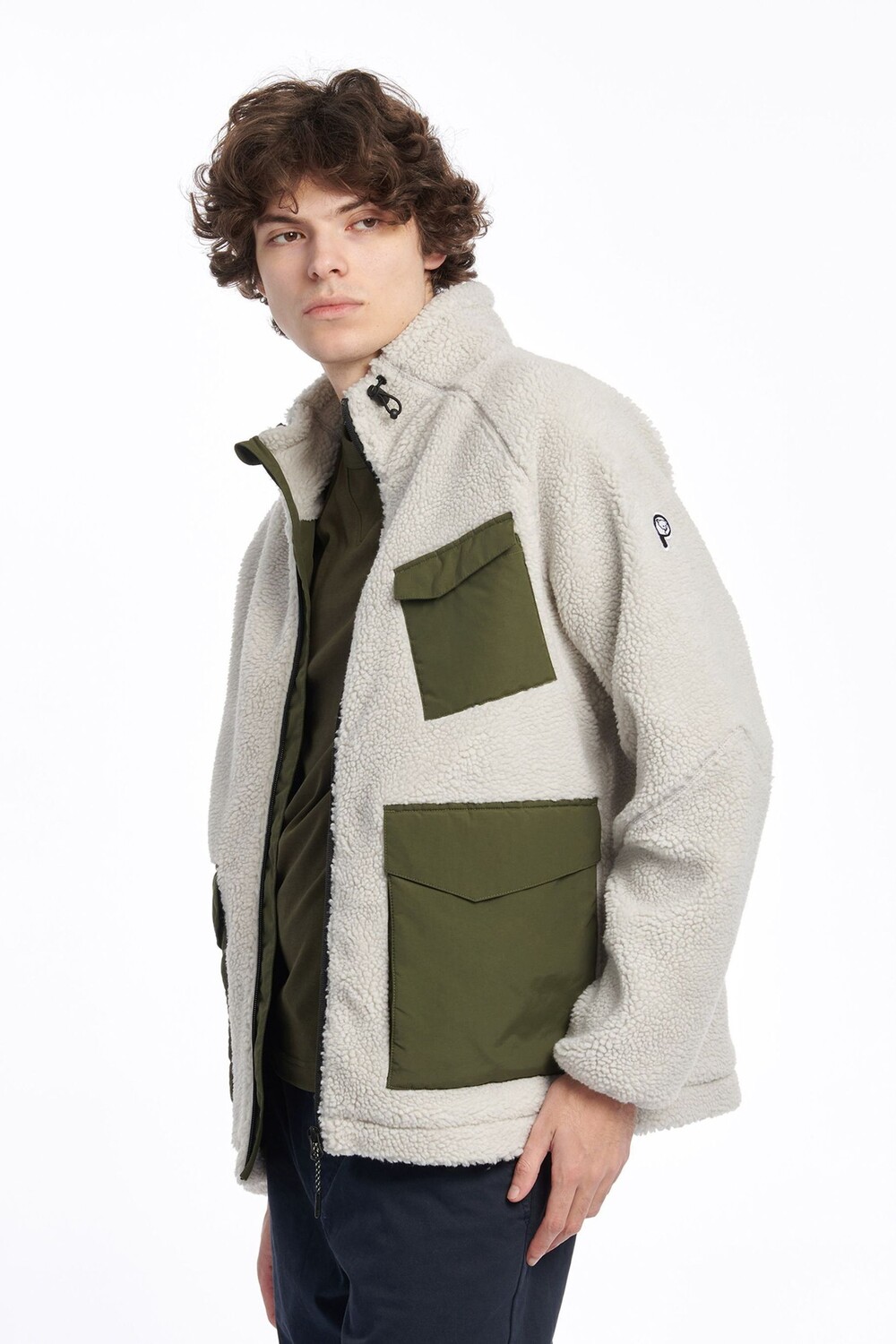 

Пальто Bear Borg на молнии с угловыми карманами Penfield, белый