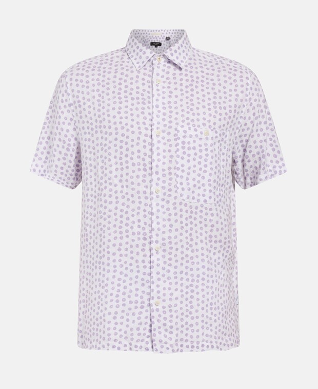 

Рубашка с короткими рукавами – стандартный крой Ted Baker, баклажаны