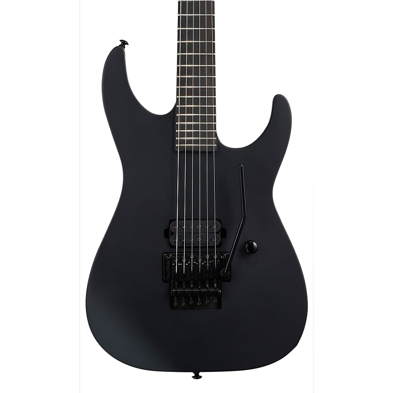 цена Электрогитара ESP LTD Black Metal Single Humbucker Electric Guitar, Black Satin