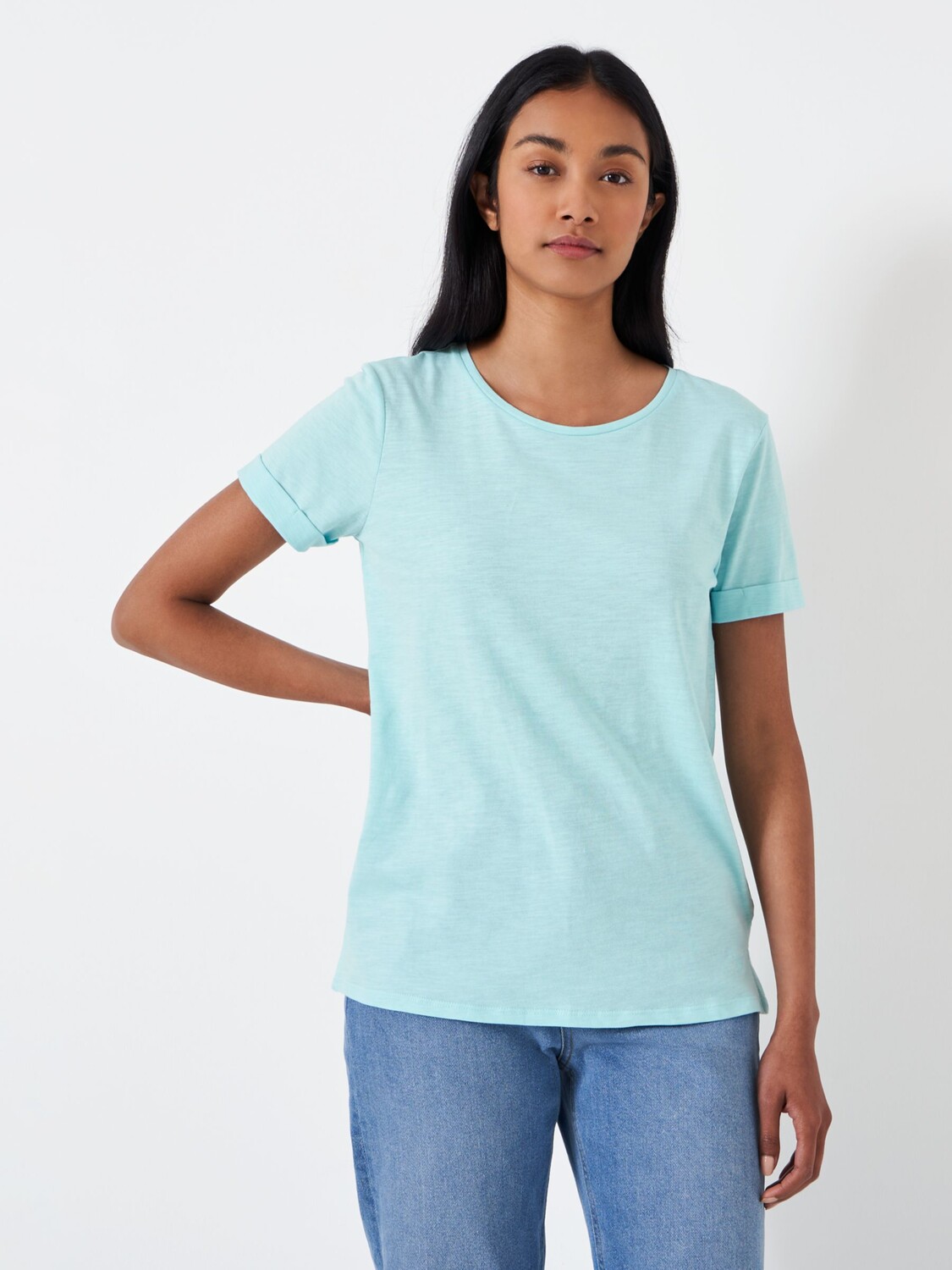 

Футболка Perfect Crew Slub Crew Clothing, светло-синий