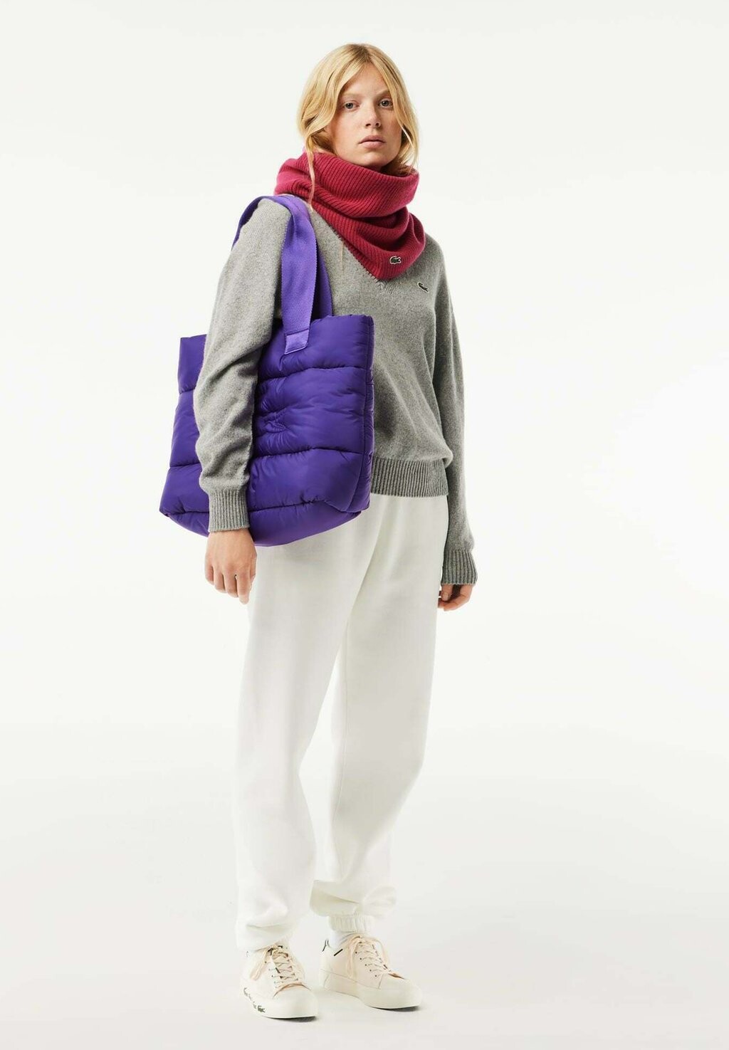

Снуд Lacoste, розовый