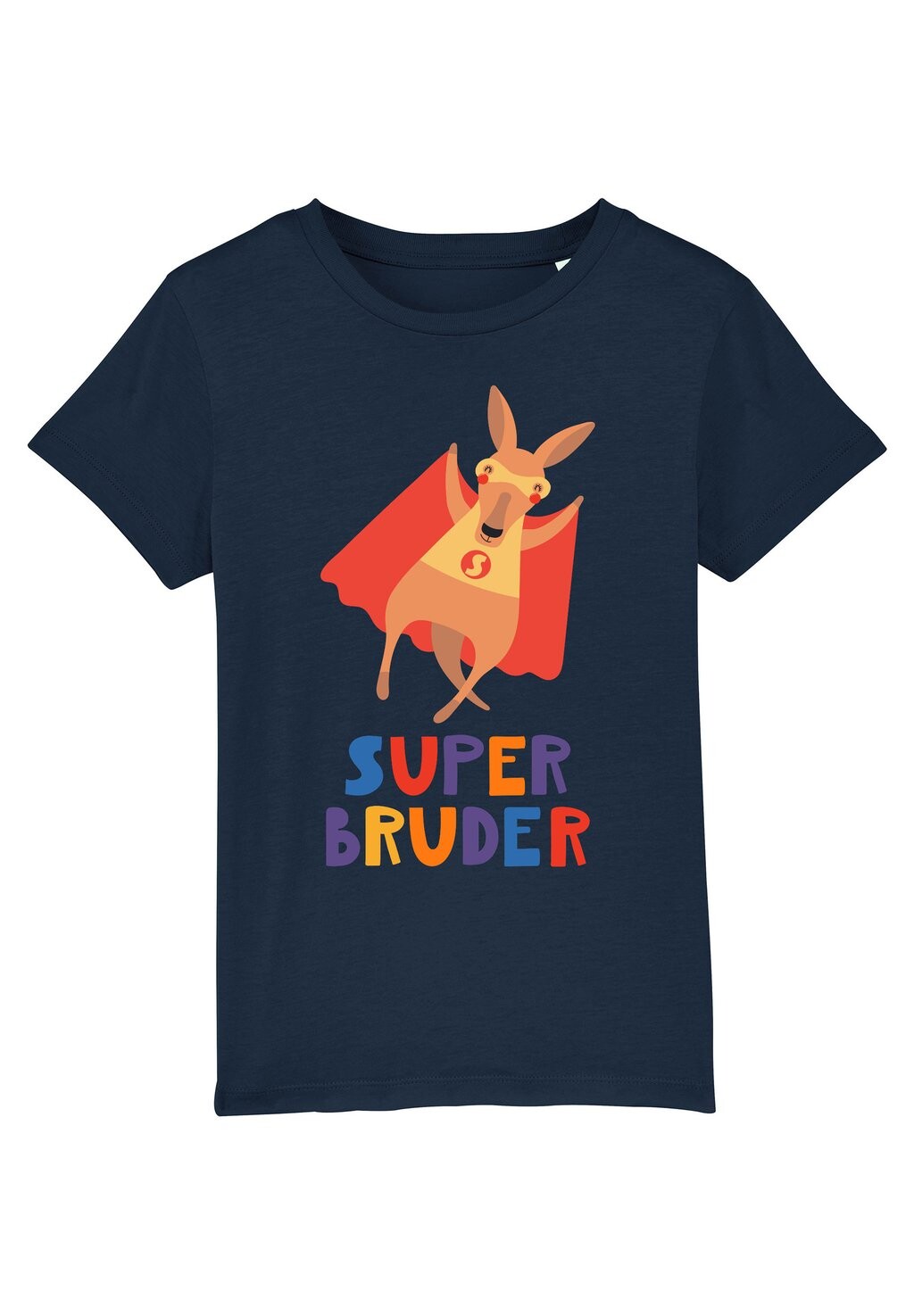 

Футболка с принтом KÄNGURU SUPERBRUDER Watapparel, цвет french navy