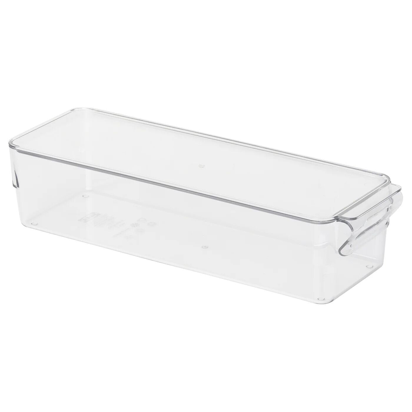 

Ящик для хранения в холодильнике, прозрачный, 32x10x8 см, KLIPPKAKTUS IKEA