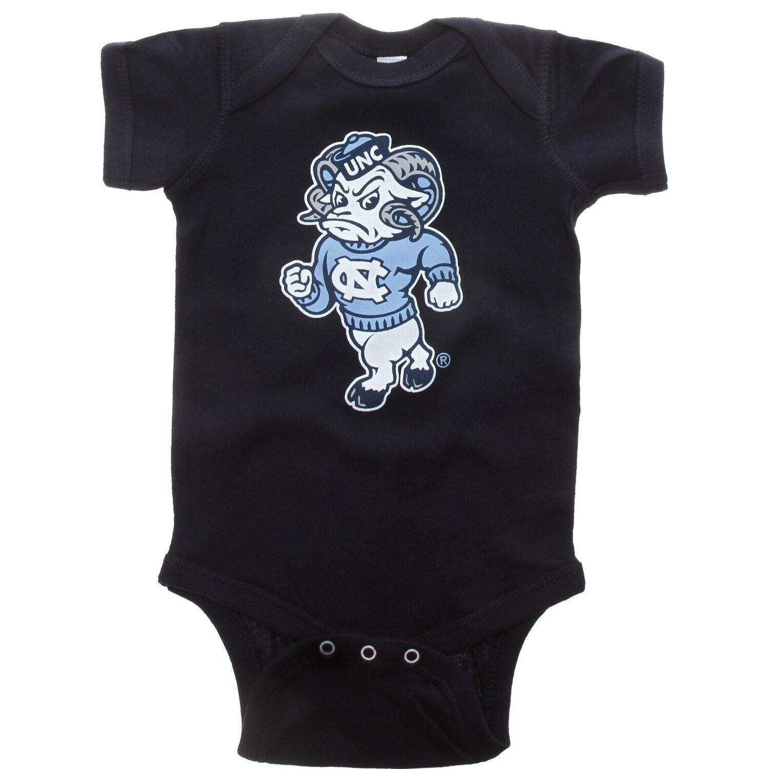 цена Темно-синее боди Infant North Carolina Tar Heels с большим логотипом Unbranded