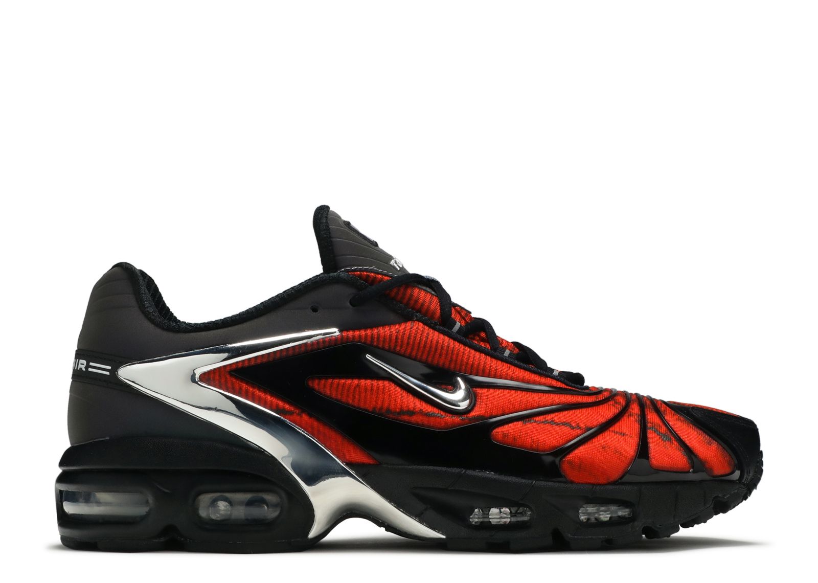 Кроссовки Nike Skepta X Air Max Tailwind 5 'Bloody Chrome', черный кроссовки nike supreme x air max tailwind 4 university red красный