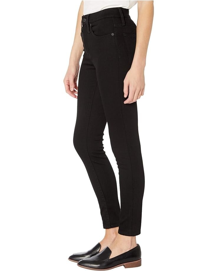 

Джинсы Madewell 9" Mid-Rise Skinny in Black Frost, цвет Black Frost