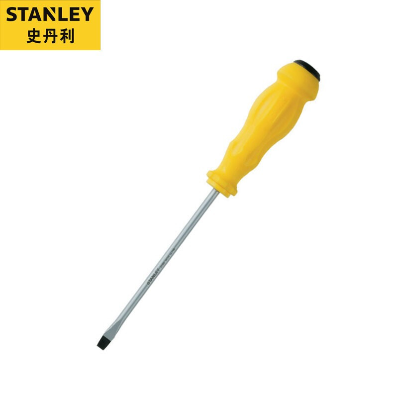 Stanley 3-х комплектная отвертка с плоской головкой и пластиковой ручкой 5*150 мм, магнитная электрическая отвертка, отвертка 61-861-23