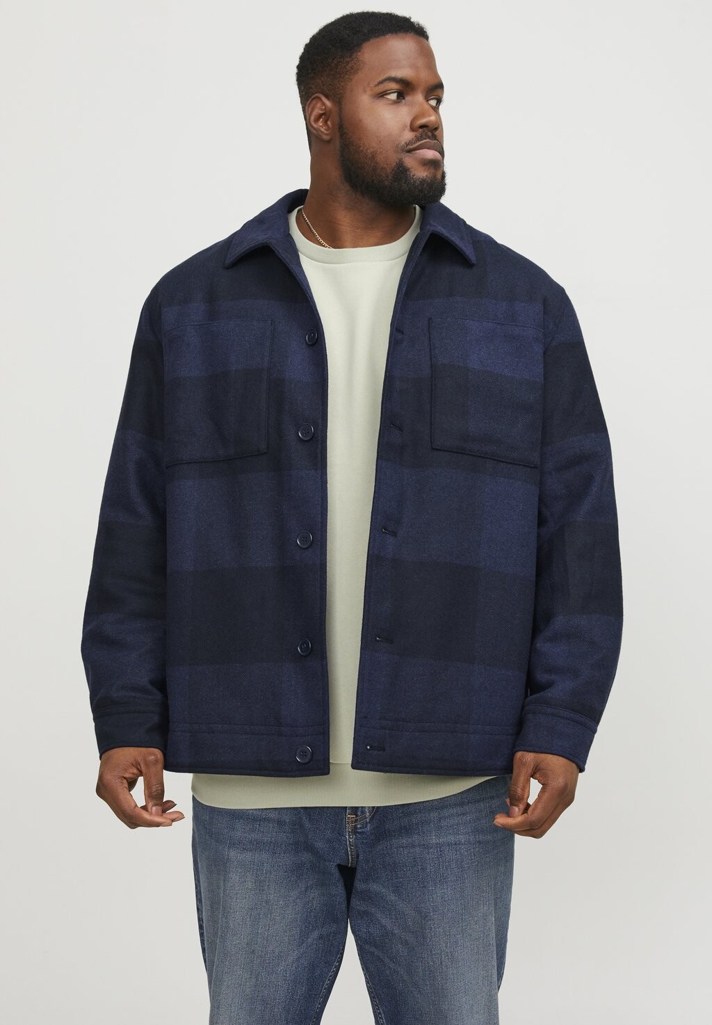 

Повседневная куртка Jack & Jones КУРТКА PLUS SIZE, темно-синий