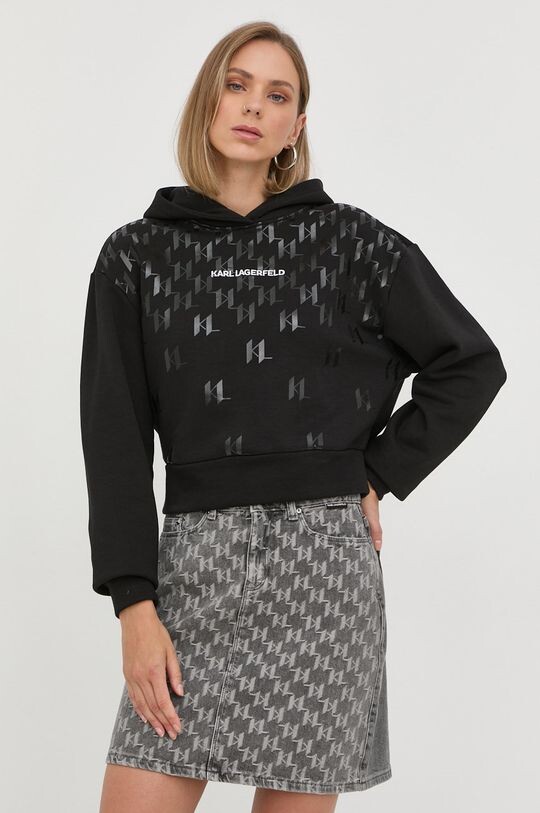 

Толстовка Карла Лагерфельда 225W1807 Karl Lagerfeld, черный