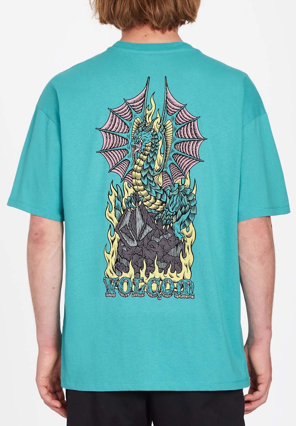 

Футболка с принтом Volcom, зеленый