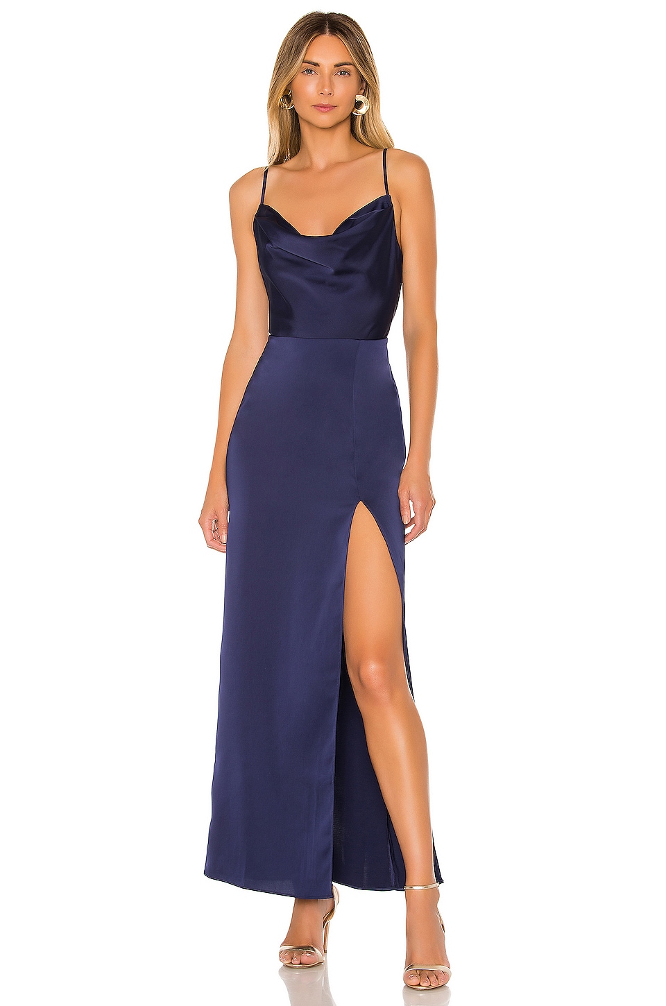 цена Платье NBD Lila Gown, цвет Blueberry