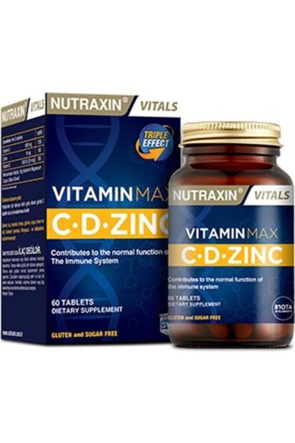 

Nutraxin Витамин Макс CD цинк 60 таблеток