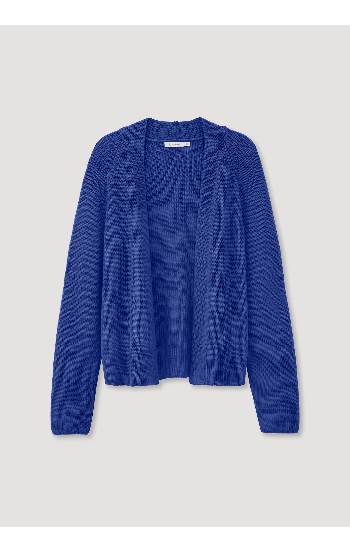 Кардиган Hessnatur Strickjacke, цвет ultramarine