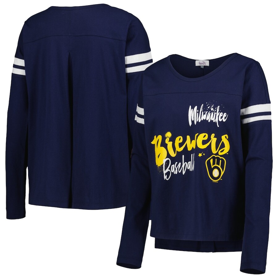 

Футболка с длинным рукавом Touch Milwaukee Brewers, нави