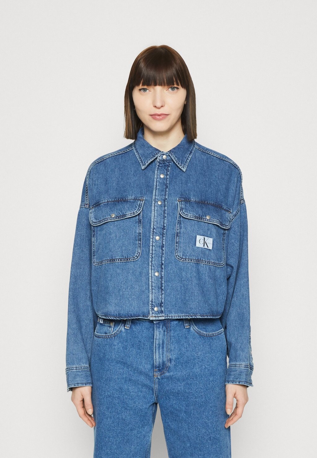 

Блуза на пуговицах Calvin Klein Jeans