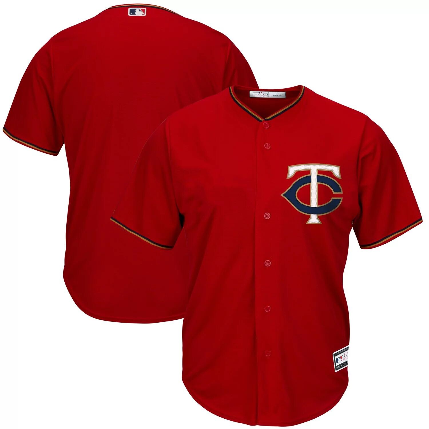 

Мужская красная майка команды Minnesota Twins Big & Tall Replica Team, Красный