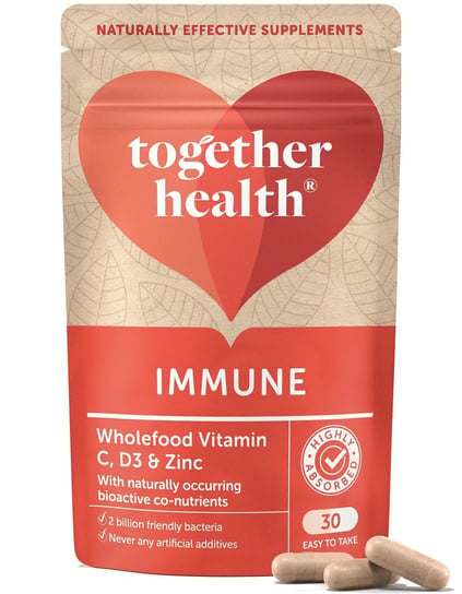 

Together, Immune - Иммунитет с витамином С, D3 и цинком, 30 капсул. Inna marka