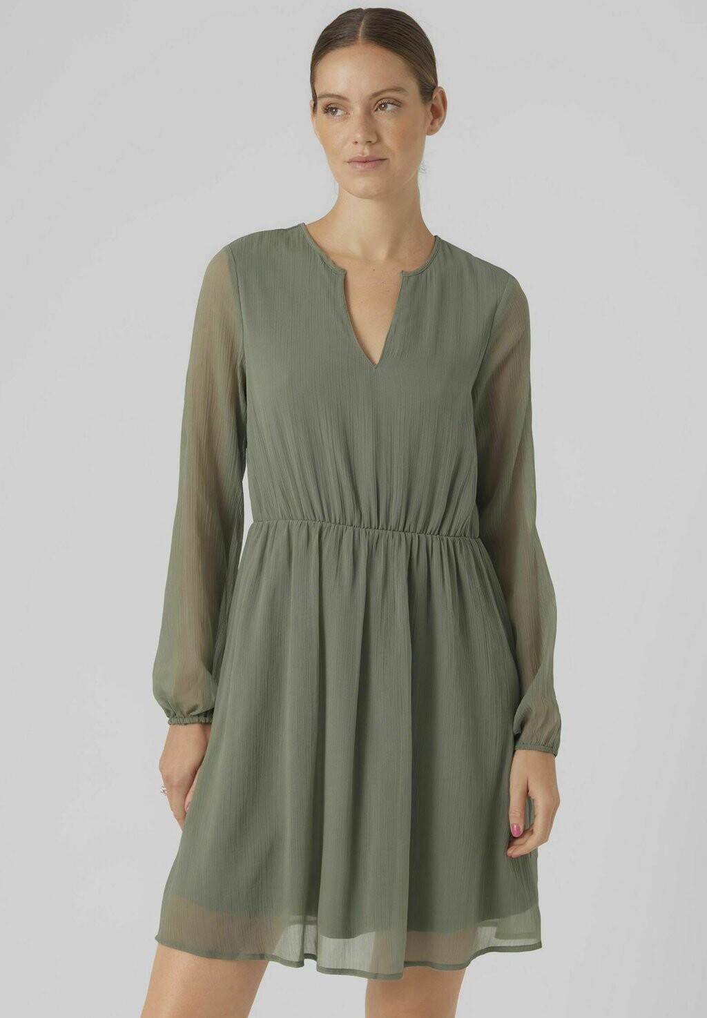 

Дневное платье VM VILLA LS SHORT EXC GA Vero Moda, цвет laurel wreath