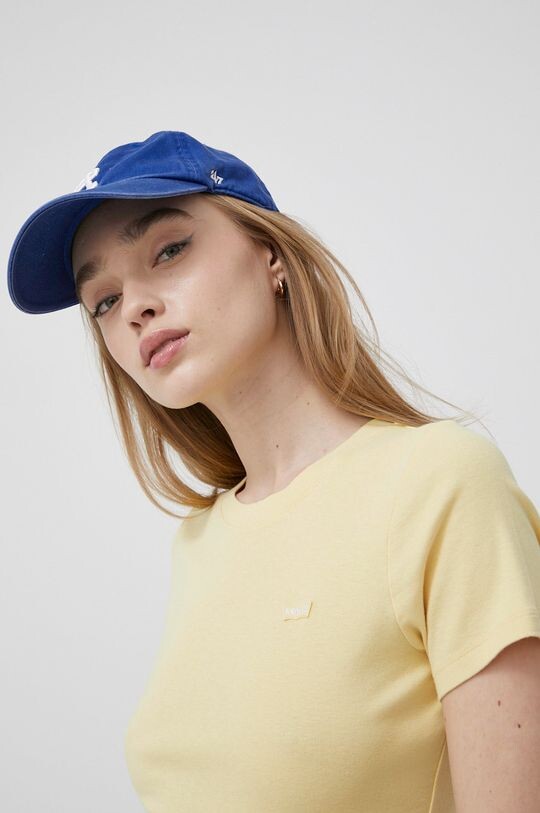 

Хлопковая футболка Levi's, желтый