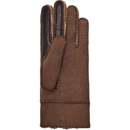 

Перчатки из овчины с цветными блоками женские UGG, цвет Chestnut