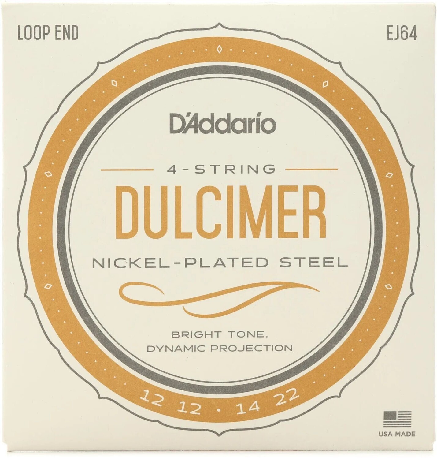 

Струны D'Addario EJ64 Mountain Dulcimer - .012-.022