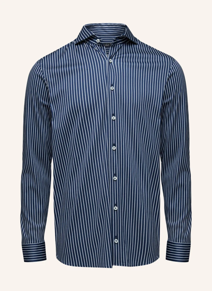 

Рубашка tailor fit с длинным рукавом и воротником акулы Van Laack, синий