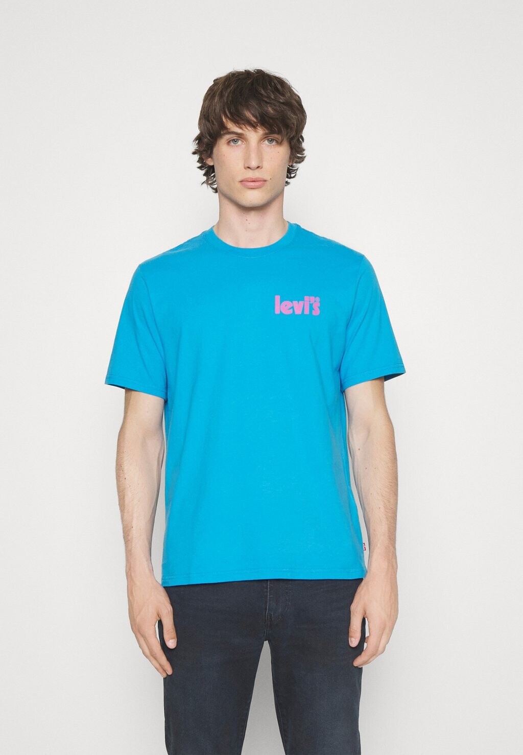 

Футболка с принтом Levi's, синий