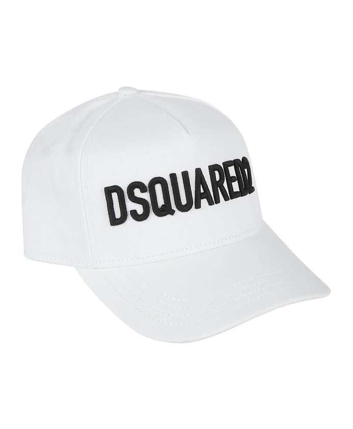 

Бейсбольная кепка из габардина Dsquared2, белый