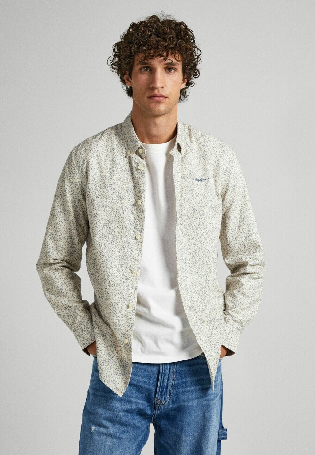 

Рубашка Charleston Pepe Jeans, цвет ivory white